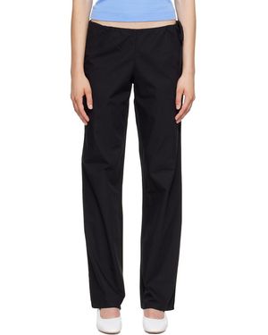 Brooke Callahan Tie Lounge Trousers - Black