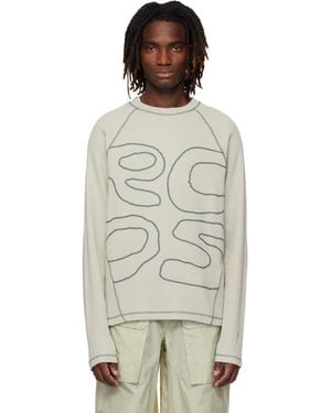 RCOS Stack Logo Waffleknit Longsleeve T-Shirt - Multicolour