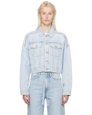 Alexander Wang ブルー ドローストリング ジャケット - マルチカラー