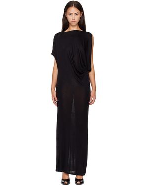 Belle Anna Ornament Maxi Dress - Black