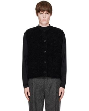 Cordera Mohair Waistcoat Jumper - Black