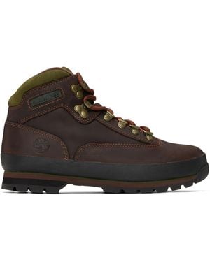 Timberland Euro Hiker Leather Boots - Black
