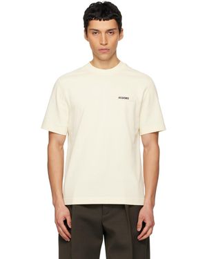 Jacquemus Les Classiques 'The Gros Grain' T-Shirt - Natural