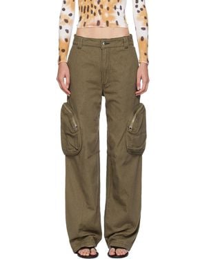 Eckhaus Latta Khaki Cargo Jeans - Multicolour