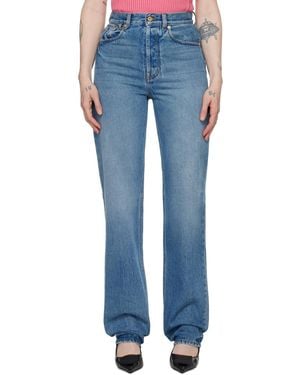 Jacquemus Blue Les Sculptures 'le De-nîmes Droit' Jeans