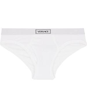 Versace 90S Vintage Logo Briefs - Black