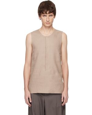ZEGNA Tank Shirt - Natural