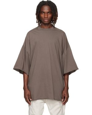 Rick Owens Temple Tommy T-Shirt - Brown
