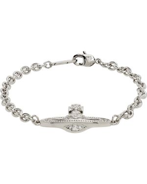 Vivienne Westwood Mini Bas Relief Chain Bracelet - Black