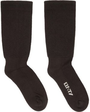 Rick Owens Concordians Knee High Socks - Black
