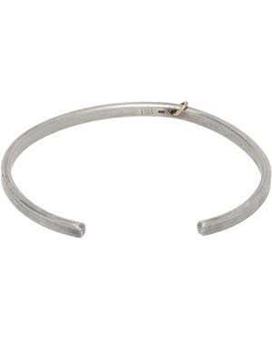 Title Of Work Mixed Metal Cuff Bracelet - Black