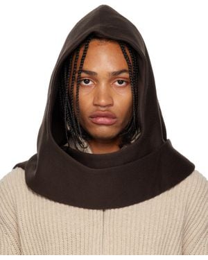 colbo Head Wrap Hooded Scarf - Black