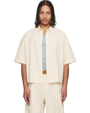 Studio Nicholson Off- Sanko Shirt - White