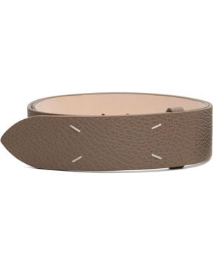 Maison Margiela Taupe Calfskin 45 Belt - Brown