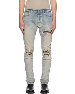 Amiri Studs Mx1 Jeans - Blue