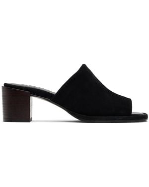 BY FAR Francisco Heeled Sandals - Black