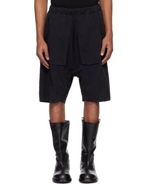 Professor.E Object-Faded Shorts - Black