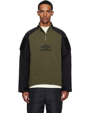 Umbro Tactical Half Zip Sweatshirt - Black