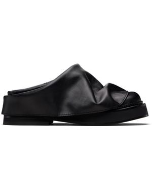 The Attico Mini Robin Sabot Loafers - Black