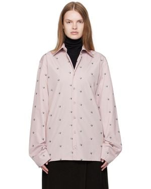 Rier Embroidered Shirt - Pink