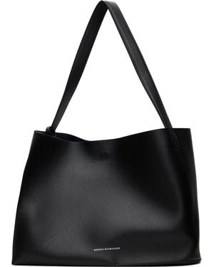 Studio Nicholson Doublet Leather Tote - Black