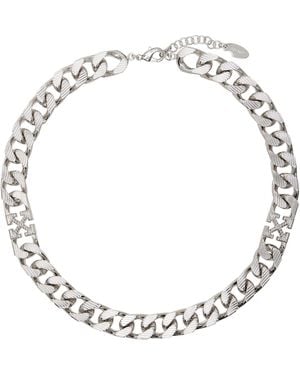 Off-White c/o Virgil Abloh Arrow Chain Textured Necklace - Metallic