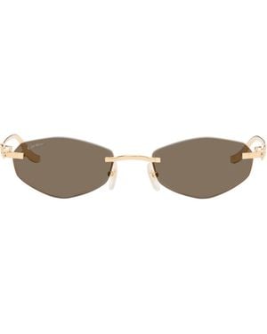 Cartier 'Panthère De Sunglasses - Brown