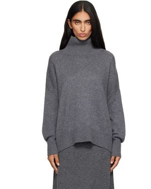 Lisa Yang Col Roulé Heidi Gris