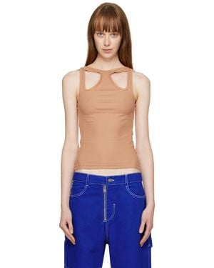 Dion Lee タン Shift Loop タンクトップ - ブルー