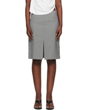 Our Legacy Khaki Siren Midi Skirt - Black