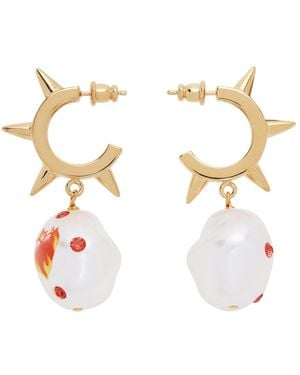 Safsafu Jelly On Fire Earrings - White
