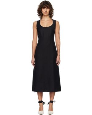 Jacquemus 'The Tablier' Midi Dress - Black