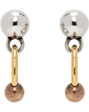 Lemaire Rattle Earrings - White