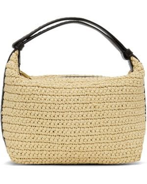 Bottega Veneta Mini Wallace Raffia Bag - Natural