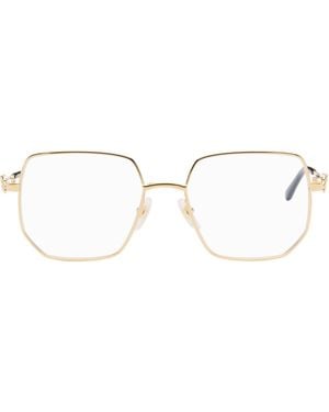 Cartier 'Panthère De Squared Glasses - Brown