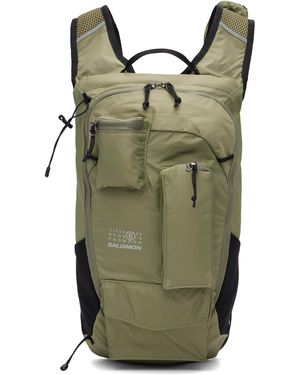 MM6 by Maison Martin Margiela Khaki Salomon Edition Numeric Nylon Backpack - Green