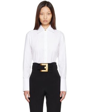 Balmain Cotton Poplin Shirt - White