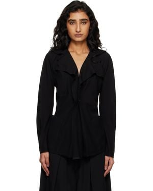 Junya Watanabe Georgette Blazer - Black