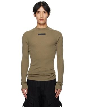 HELIOT EMIL Isotropy Knit Ls Sweater - Black