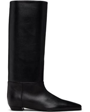 Proenza Schouler Trap Flat Boots - Black