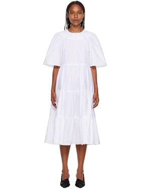 Rosetta Getty Ruffle Maxi Dress - Black