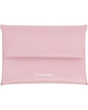 Jil Sander Folded Coin Pouch - Pink