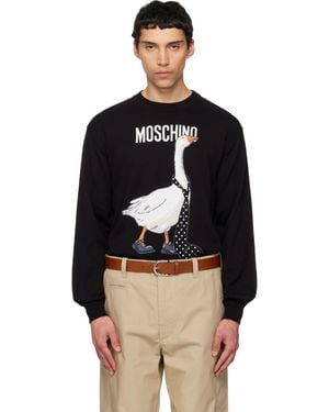 Moschino Archive Goose Jumper - Black