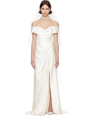 Vivienne Westwood Ssense Bridalカプセルコレクション Mabel マキシドレス - ブラック
