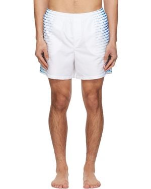 CASABLANCA Printed Shorts - White