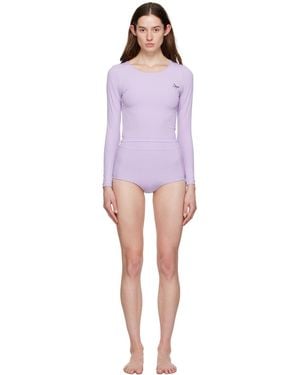 Abysse Ssense Exclusive Popplerhoffman Swim Set - Purple