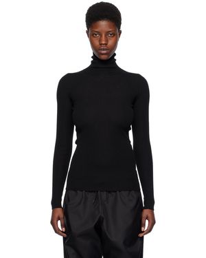 Wardrobe NYC Ribbed Turtleneck - Black