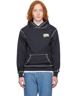 BBCICECREAM Puff Small Arch Logo Constrast Stitch Hoodie - Black