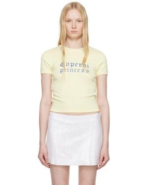 Coperni Disney 'Princess' Slim-Fit T-Shirt - Yellow