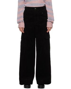 Acne Studios Black Patch Trousers